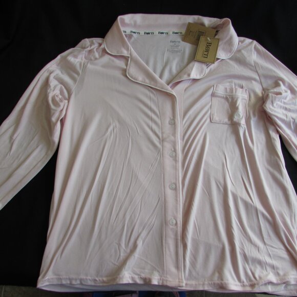 Woman's Born Sleep Wear PJs Set Light Pink Pajamas 3/4 Sleeve Top & Pants Sz XL - Picture 5 of 16